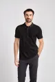 Iseo Man - Poloshirt - schwarz
